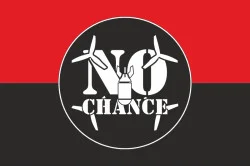 Прапор РУБпАК «No Chance» 108 ОБрТрО ЗСУ. Варіант-02