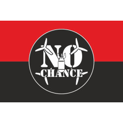 Флаг РУБпАК «No Chance» 108 ОБрТрО ВСУ. Вариант-02 Флаг РУБпАК «No Chance» 108 ОБрТрО ВСУ. Вариант-02
