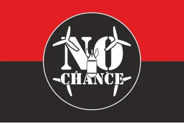 Прапор РУБпАК «No Chance» 108 ОБрТрО ЗСУ. Варіант-02 Прапор РУБпАК «No Chance» 108 ОБрТрО ЗСУ. Варіант-02