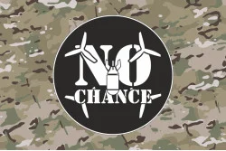Прапор РУБпАК «No Chance» 108 ОБрТрО ЗСУ. Варіант-04 Прапор РУБпАК «No Chance» 108 ОБрТрО ЗСУ. Варіант-04