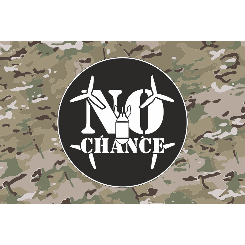 Флаг РУБпАК «No Chance» 108 ОБрТрО ВСУ. Вариант-04 Флаг РУБпАК «No Chance» 108 ОБрТрО ВСУ. Вариант-04