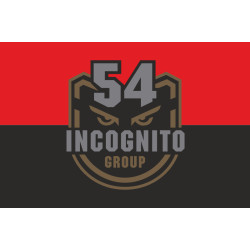 Флаг Батальона ударных БПЛА «Incognito» 54 ОМБр ВСУ. Вариант-02 Флаг Батальона ударных БПЛА «Incognito» 54 ОМБр ВСУ. Вариант-02