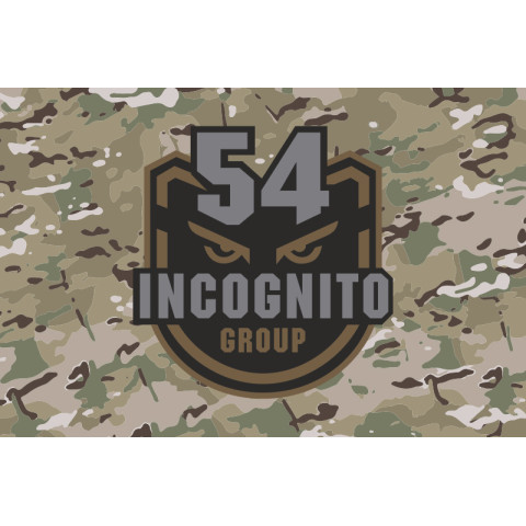 Флаг Батальона ударных БПЛА «Incognito» 54 ОМБр ВСУ. Вариант-04 Флаг Батальона ударных БПЛА «Incognito» 54 ОМБр ВСУ. Вариант-04