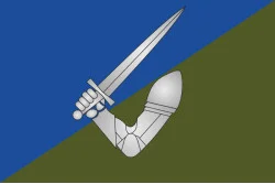 Прапор 117 ОВМБр (окрема важка механізована бригада) ЗСУ. Варіант-12 Прапор 117 ОВМБр (окрема важка механізована бригада) ЗСУ. Варіант-12