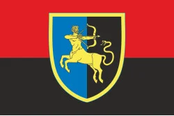 Прапор 141ОМБр (окрема механізована бригада) ЗСУ. Варіант-05