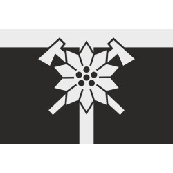 Флаг 128 ОГШБр (отдельная горно-штурмовая бригада) ВСУ. Вариант-09