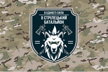 Флаг 2 ОСБ (отдельный стрелковый батальон) ВСУ. Вариант-16 Флаг 2 ОСБ (отдельный стрелковый батальон) ВСУ. Вариант-16