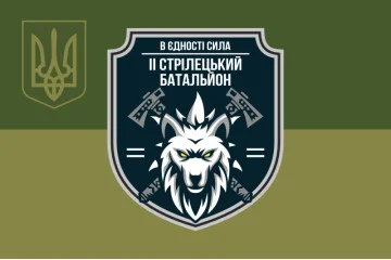 Флаг 2 ОСБ (отдельный стрелковый батальон) ВСУ. Вариант-17 Флаг 2 ОСБ (отдельный стрелковый батальон) ВСУ. Вариант-17