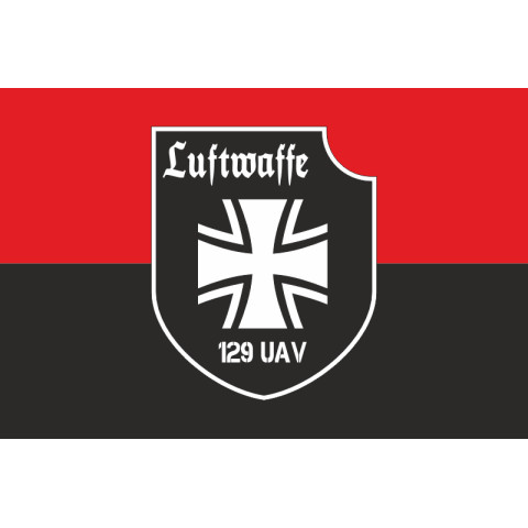 Прапор Роти ударних та розвідувальних БПЛА «Luftwaffe» 128 ОБрТрО ЗСУ. Варіант-02 Прапор Роти ударних та розвідувальних БПЛА «Luftwaffe» 128 ОБрТрО ЗСУ. Варіант-02