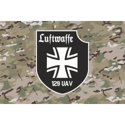 Прапор Роти ударних та розвідувальних БПЛА «Luftwaffe» 128 ОБрТрО ЗСУ. Варіант-04 Прапор Роти ударних та розвідувальних БПЛА «Luftwaffe» 128 ОБрТрО ЗСУ. Варіант-04