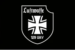 Прапор Роти ударних та розвідувальних БПЛА «Luftwaffe» 128 ОБрТрО ЗСУ. Варіант-06 Прапор Роти ударних та розвідувальних БПЛА «Luftwaffe» 128 ОБрТрО ЗСУ. Варіант-06