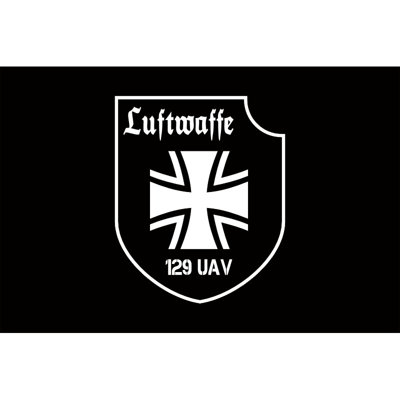 Прапор Роти ударних та розвідувальних БПЛА «Luftwaffe» 128 ОБрТрО ЗСУ. Варіант-06 Прапор Роти ударних та розвідувальних БПЛА «Luftwaffe» 128 ОБрТрО ЗСУ. Варіант-06