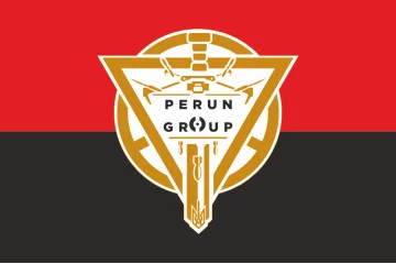 Прапор Роти ударних БПЛА «Perun Group» 79 ОДШБр ЗСУ. Варіант-02