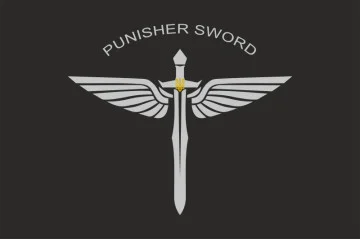 Флаг Подразделения БПЛА «Punisher Sword» ЦСО «Альфа» СБУ. Вариант-01 Флаг Подразделения БПЛА «Punisher Sword» ЦСО «Альфа» СБУ. Вариант-01