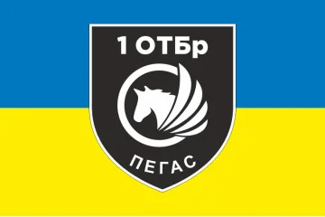 Прапор РУБпАК «Пегас» 106 ОБрТрО ЗСУ. Варіант-01