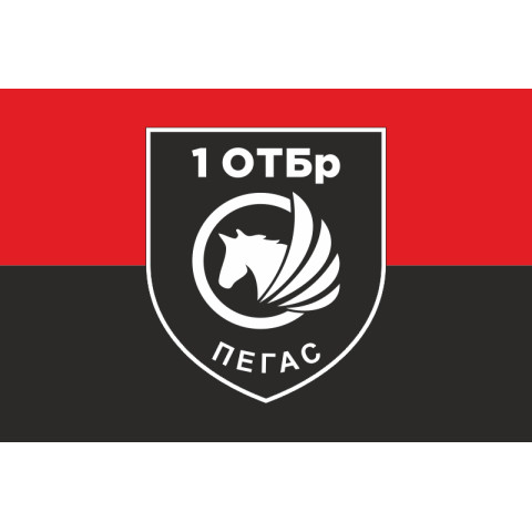 Флаг РУБпАК «Пегас» 106 ОБрТрО ВСУ. Вариант-02