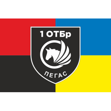 Прапор РУБпАК «Пегас» 106 ОБрТрО ЗСУ. Варіант-03 Прапор РУБпАК «Пегас» 106 ОБрТрО ЗСУ. Варіант-03