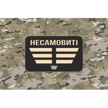 Флаг Роты ударных БПЛА «Неистовые» 110 ОБрТрО ВСУ. Вариант-04 Флаг Роты ударных БПЛА «Неистовые» 110 ОБрТрО ВСУ. Вариант-04
