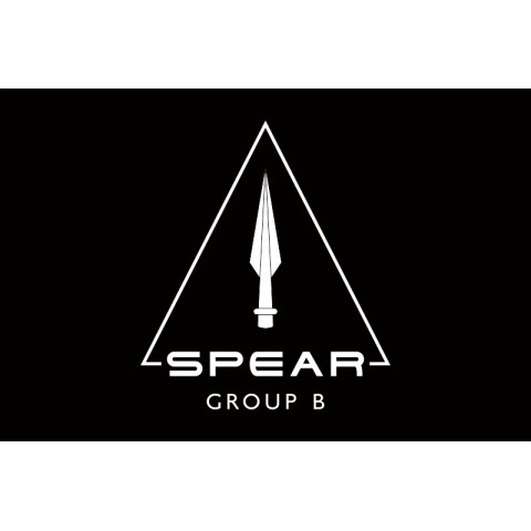 Прапор РУБпАК «SPEAR Group B» 160 ОБТрО ЗСУ. Варіант-01 Прапор РУБпАК «SPEAR Group B» 160 ОБТрО ЗСУ. Варіант-01