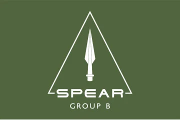 Прапор РУБпАК «SPEAR Group B» 160 ОБТрО ЗСУ. Варіант-02 Прапор РУБпАК «SPEAR Group B» 160 ОБТрО ЗСУ. Варіант-02