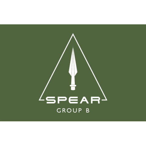 Прапор РУБпАК «SPEAR Group B» 160 ОБТрО ЗСУ. Варіант-02 Прапор РУБпАК «SPEAR Group B» 160 ОБТрО ЗСУ. Варіант-02