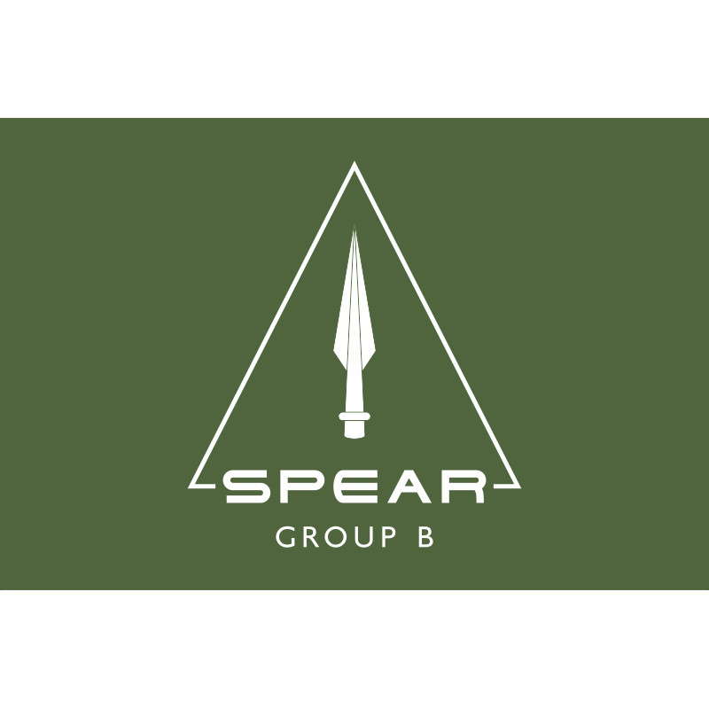 Прапор РУБпАК «SPEAR Group B» 160 ОБТрО ЗСУ. Варіант-02 Прапор РУБпАК «SPEAR Group B» 160 ОБТрО ЗСУ. Варіант-02