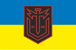 Флаг Роты ударных БПЛА «Thunder Division» 2 МЕХБАТ 32 ОМБр ВСУ. Вариант-01 Флаг Роты ударных БПЛА «Thunder Division» 2 МЕХБАТ 32 ОМБр ВСУ. Вариант-01