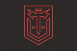 Флаг Роты ударных БПЛА «Thunder Division» 2 МЕХБАТ 32 ОМБр ВСУ. Вариант-06 Флаг Роты ударных БПЛА «Thunder Division» 2 МЕХБАТ 32 ОМБр ВСУ. Вариант-06
