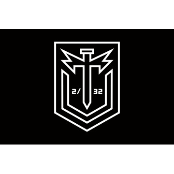 Флаг Роты ударных БПЛА «Thunder Division» 2 МЕХБАТ 32 ОМБр ВСУ. Вариант-07 Флаг Роты ударных БПЛА «Thunder Division» 2 МЕХБАТ 32 ОМБр ВСУ. Вариант-07