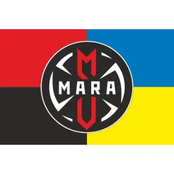 Флаг ББпС (Батальон беспилотных систем) «MARA» 66 ОМБр ВСУ. Вариант-03 Флаг ББпС (Батальон беспилотных систем) «MARA» 66 ОМБр ВСУ. Вариант-03