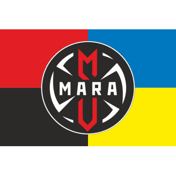 Флаг ББпС (Батальон беспилотных систем) «MARA» 66 ОМБр ВСУ. Вариант-04 Флаг ББпС (Батальон беспилотных систем) «MARA» 66 ОМБр ВСУ. Вариант-04