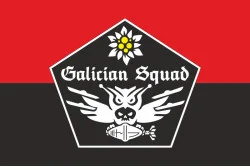 Прапор Роти ударних БПЛА «GALICIAN SQUAD» 1 СБ 10 ОГШБр ЗСУ. Варіант-02