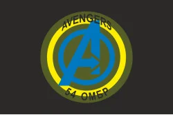 Флаг Подразделения ударных БпАК «Avengers» 1 СБ 54 ОМБр ВСУ. Вариант-06 Флаг Подразделения ударных БпАК «Avengers» 1 СБ 54 ОМБр ВСУ. Вариант-06