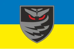 Прапор Підрозділу БпАК «Arey» МПБ 24 ОМБр ЗСУ. Варіант-01 Прапор Підрозділу БпАК «Arey» МПБ 24 ОМБр ЗСУ. Варіант-01