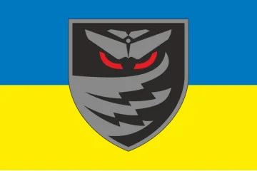 Прапор Підрозділу БпАК «Arey» МПБ 24 ОМБр ЗСУ. Варіант-01 Прапор Підрозділу БпАК «Arey» МПБ 24 ОМБр ЗСУ. Варіант-01