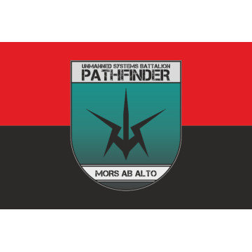 Флаг ББС «Pathfinder» 115 ОМБр ВСУ. Вариант-02