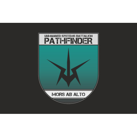 Флаг ББС «Pathfinder» 115 ОМБр ВСУ. Вариант-06 Флаг ББС «Pathfinder» 115 ОМБр ВСУ. Вариант-06