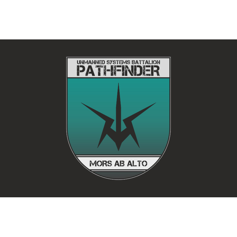 Флаг ББС «Pathfinder» 115 ОМБр ВСУ. Вариант-06 Флаг ББС «Pathfinder» 115 ОМБр ВСУ. Вариант-06