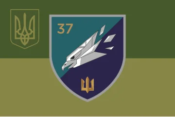 Флаг ББС (Батальон беспилотных систем) «Mad Hawks» 37 ОБрМП ВМС ВСУ. Вариант-13 Флаг ББС (Батальон беспилотных систем) «Mad Hawks» 37 ОБрМП ВМС ВСУ. Вариант-13