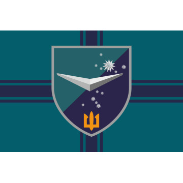 Прапор ББС (Батальйон безпілотних систем) «Вартові» 36 ОБрМП ВМС ЗСУ. Варіант-09 Прапор ББС (Батальйон безпілотних систем) «Вартові» 36 ОБрМП ВМС ЗСУ. Варіант-09