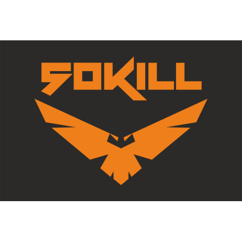 Прапор Роти ударних БПЛА «So kill» 154 ОБ 117 ОБрТрО ЗСУ. Варіант-01 Прапор Роти ударних БПЛА «So kill» 154 ОБ 117 ОБрТрО ЗСУ. Варіант-01
