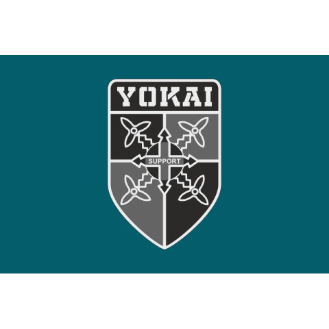 Флаг Подразделения БПЛА «Yokai» 2 БМП 35 ОБрМП ВМС ВСУ. Вариант-03 Флаг Подразделения БПЛА «Yokai» 2 БМП 35 ОБрМП ВМС ВСУ. Вариант-03