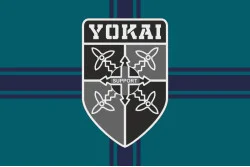 Флаг Подразделения БПЛА «Yokai» 2 БМП 35 ОБрМП ВМС ВСУ. Вариант-05 Флаг Подразделения БПЛА «Yokai» 2 БМП 35 ОБрМП ВМС ВСУ. Вариант-05