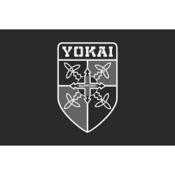 Флаг Подразделения БПЛА «Yokai» 2 БМП 35 ОБрМП ВМС ВСУ. Вариант-09