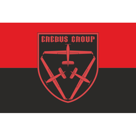 Прапор Роти розвідувальних БПЛА «Erebus Group» 82 ОДШБр ДШВ ЗСУ. Варіант-02