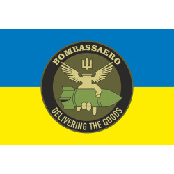Прапор РУБпАК «Bombassaero» 95 ОДШБр ЗСУ. Варіант-01 Прапор РУБпАК «Bombassaero» 95 ОДШБр ЗСУ. Варіант-01