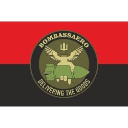 Прапор РУБпАК «Bombassaero» 95 ОДШБр ЗСУ. Варіант-02 Прапор РУБпАК «Bombassaero» 95 ОДШБр ЗСУ. Варіант-02