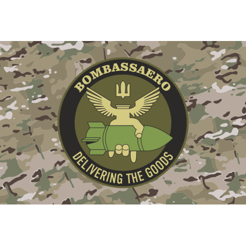 Прапор РУБпАК «Bombassaero» 95 ОДШБр ЗСУ. Варіант-04