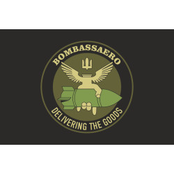 Прапор РУБпАК «Bombassaero» 95 ОДШБр ЗСУ. Варіант-06 Прапор РУБпАК «Bombassaero» 95 ОДШБр ЗСУ. Варіант-06