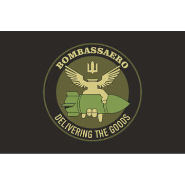 Прапор РУБпАК «Bombassaero» 95 ОДШБр ЗСУ. Варіант-06